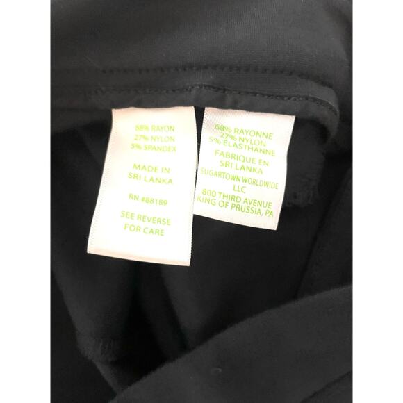 NWT $148 Lilly Pulitzer Size 4 Black Kelly High Rise Knit Skinny Pants - Picture 4 of 7